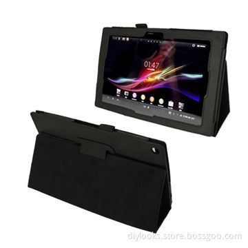 Leather Case with Holder for Sony Xperia Tablet Z